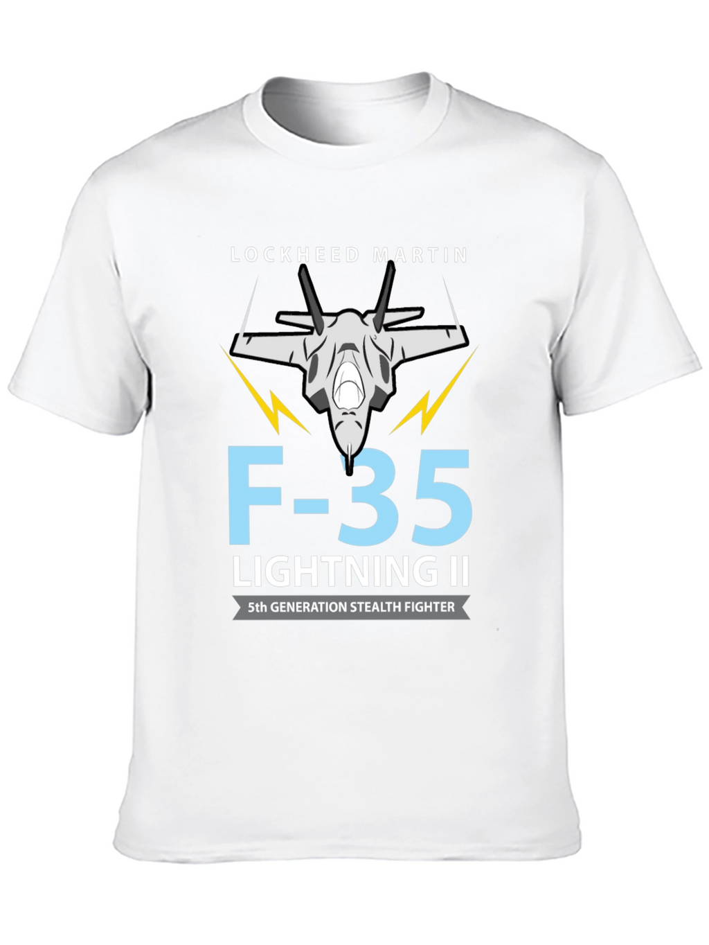 F-35 Lightning II Stealth Fighter Graphic T-Shirt