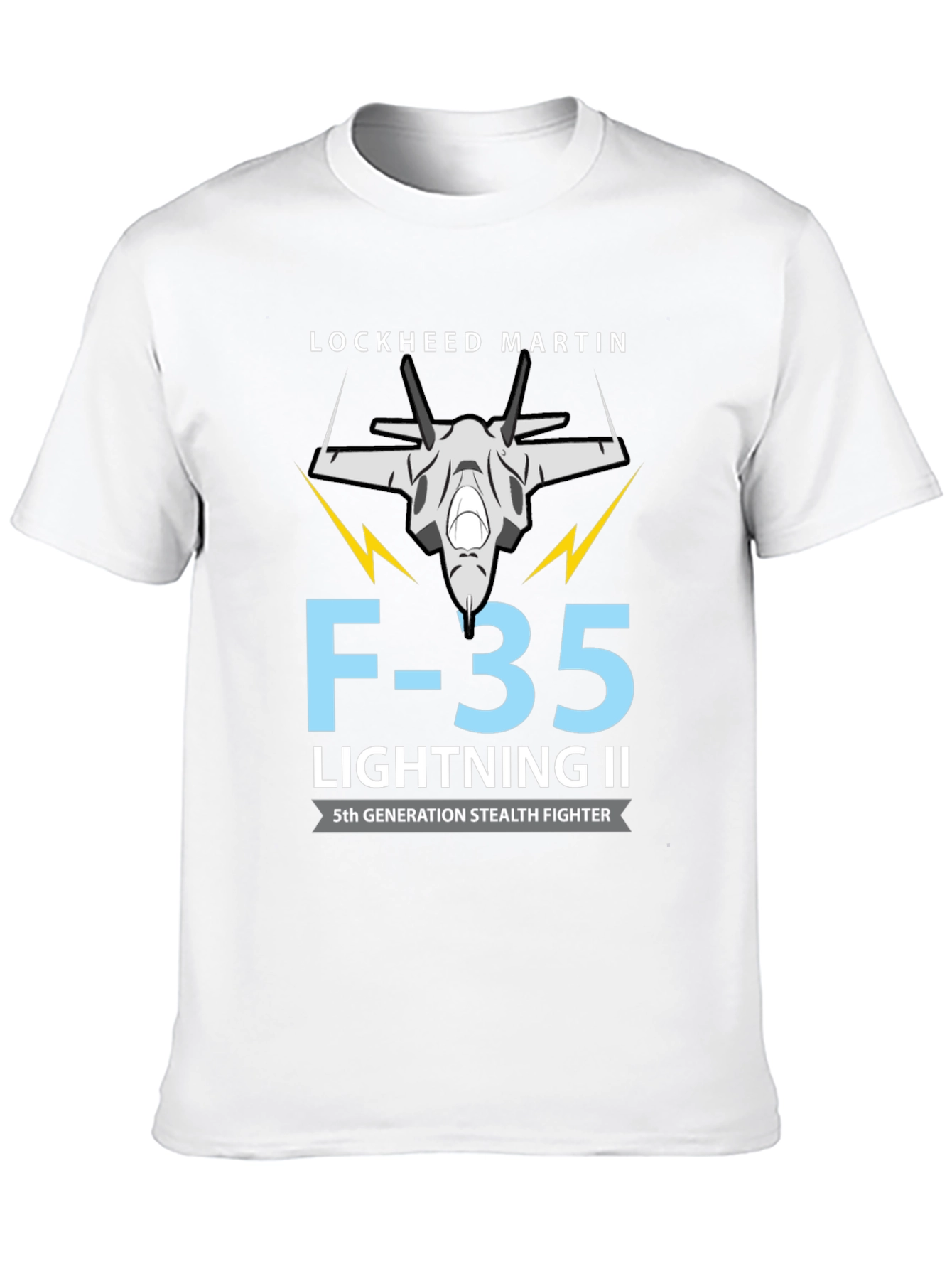 F-35 Lightning II Stealth Fighter Graphic T-Shirt