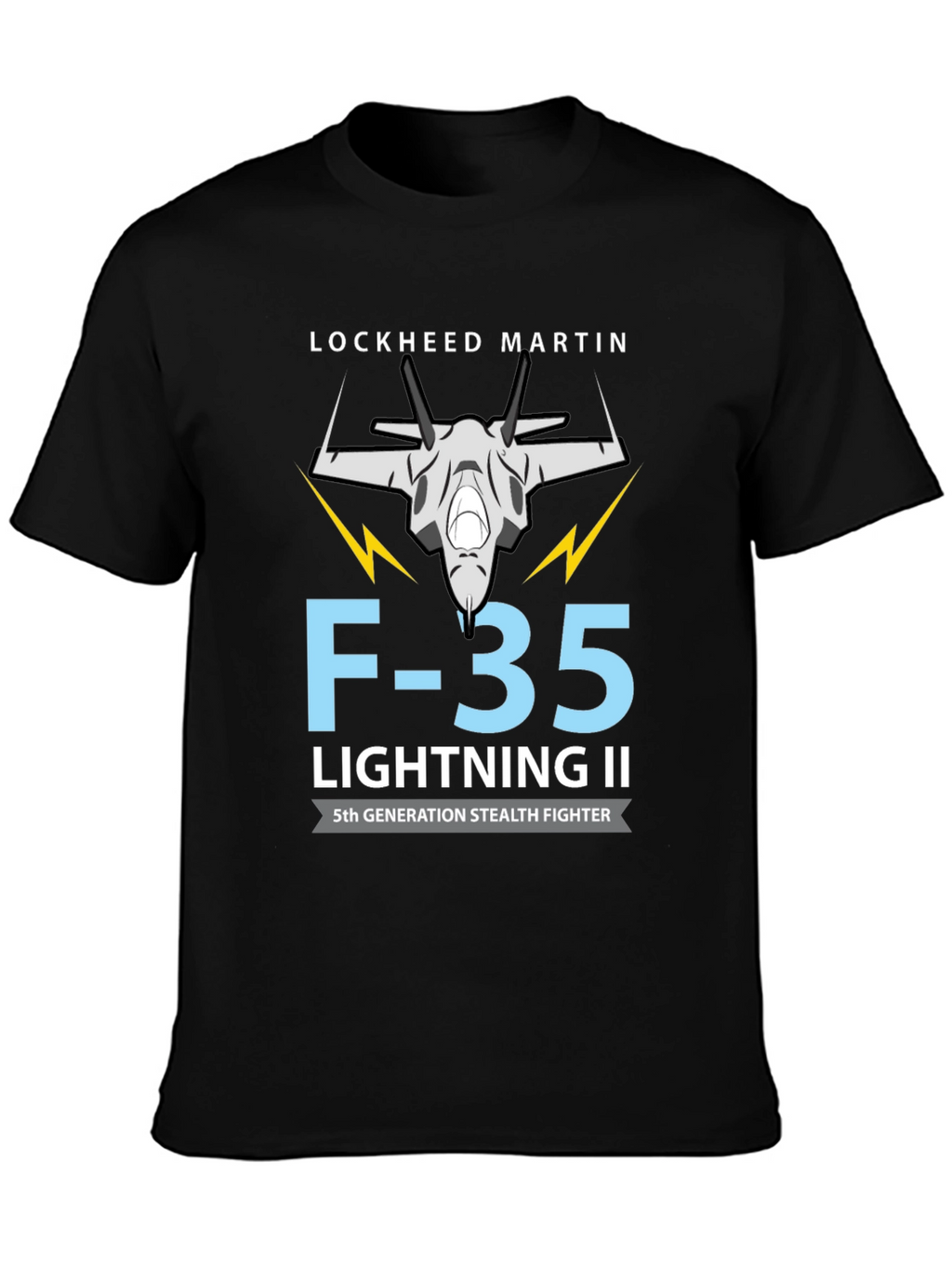 F-35 Lightning II Stealth Fighter Graphic T-Shirt