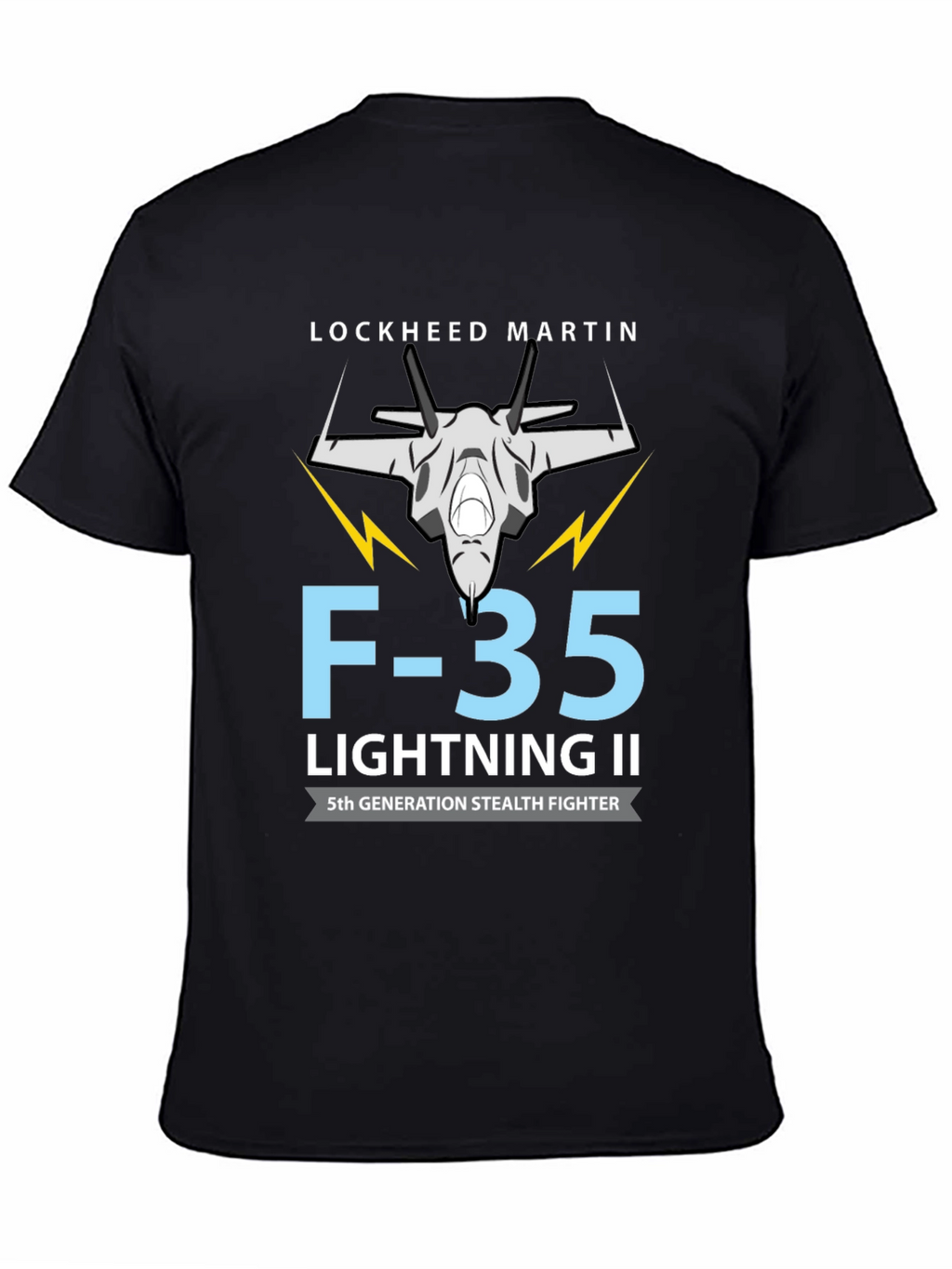 F-35 Lightning II Stealth Fighter Graphic T-Shirt