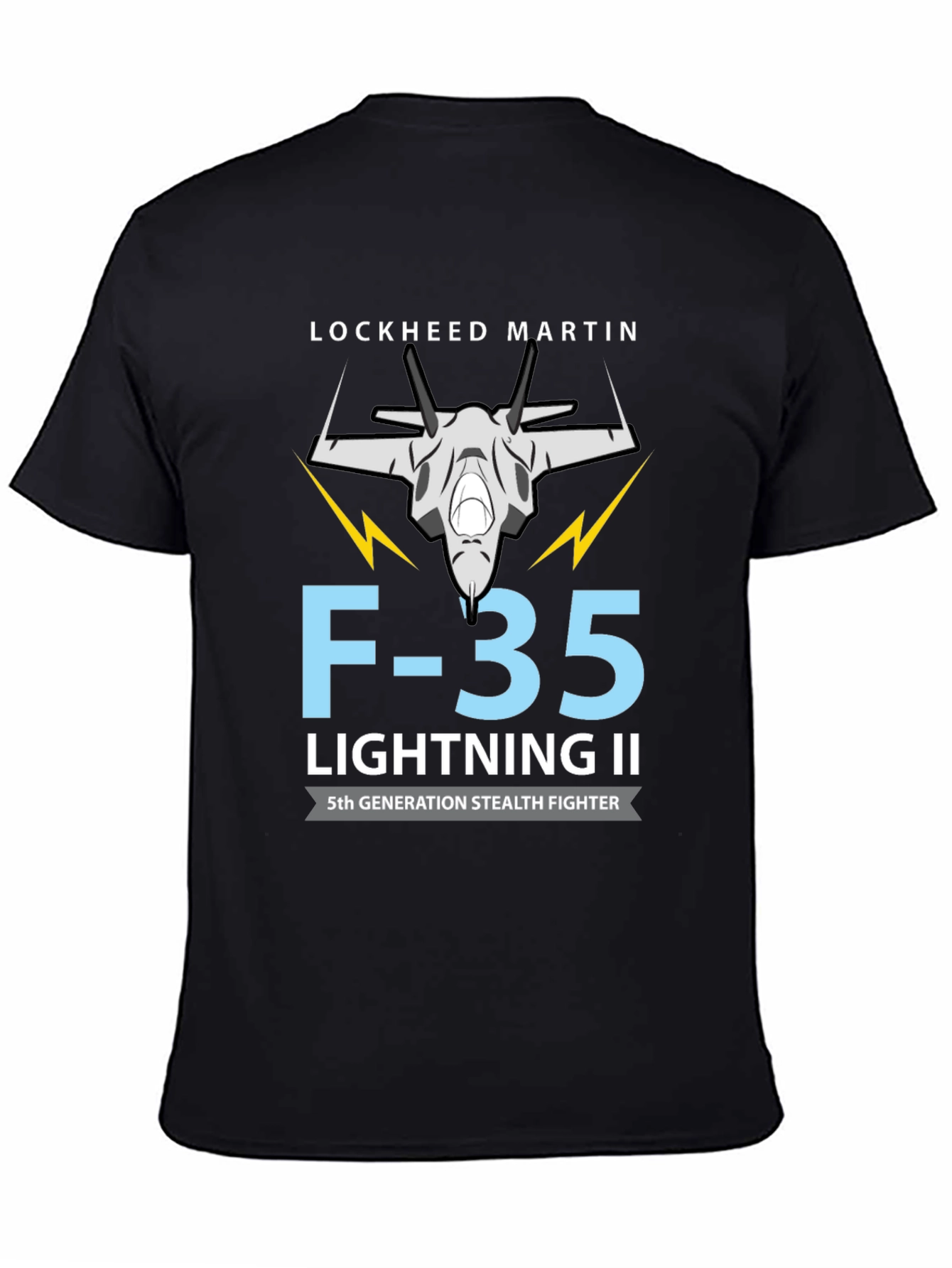 F-35 Lightning II Stealth Fighter Graphic T-Shirt
