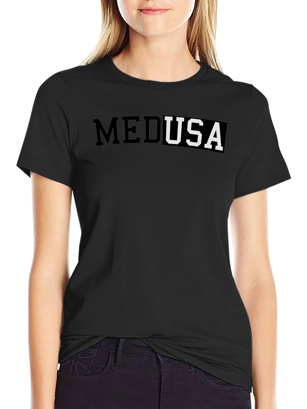 Medusa Black Graphic T-Shirt
