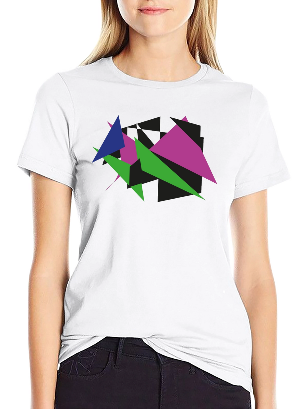 Geometric Triangle Graphic Tee