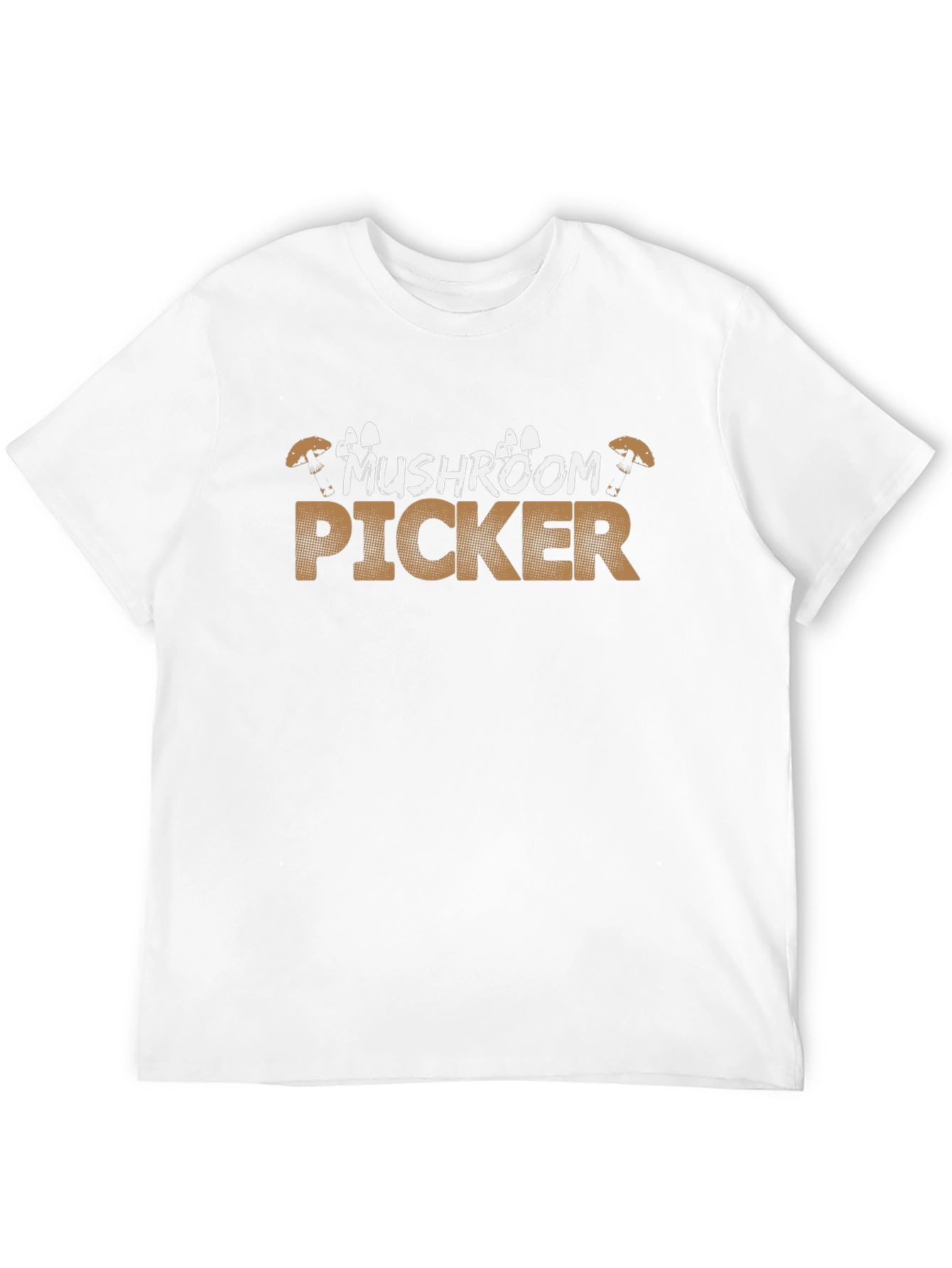 Mushroom Picker Black T-Shirt Novelty
