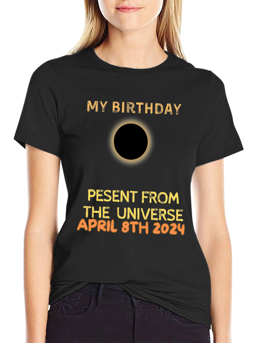 My Birthday April 8th 2024 Eclipse T-Shirt
