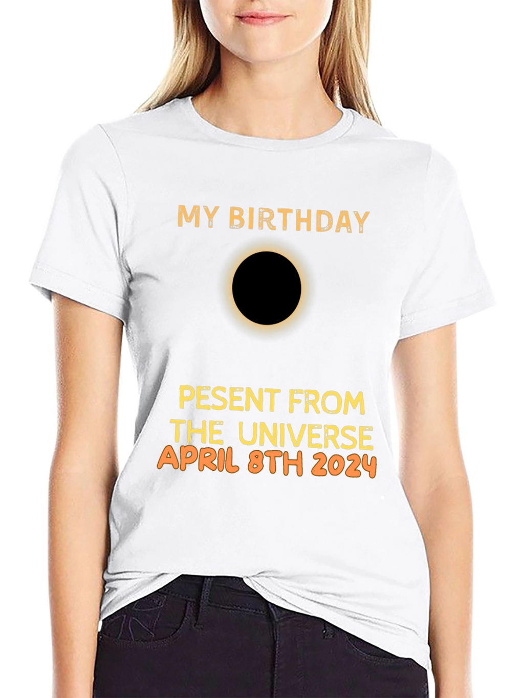 My Birthday April 8th 2024 Eclipse T-Shirt