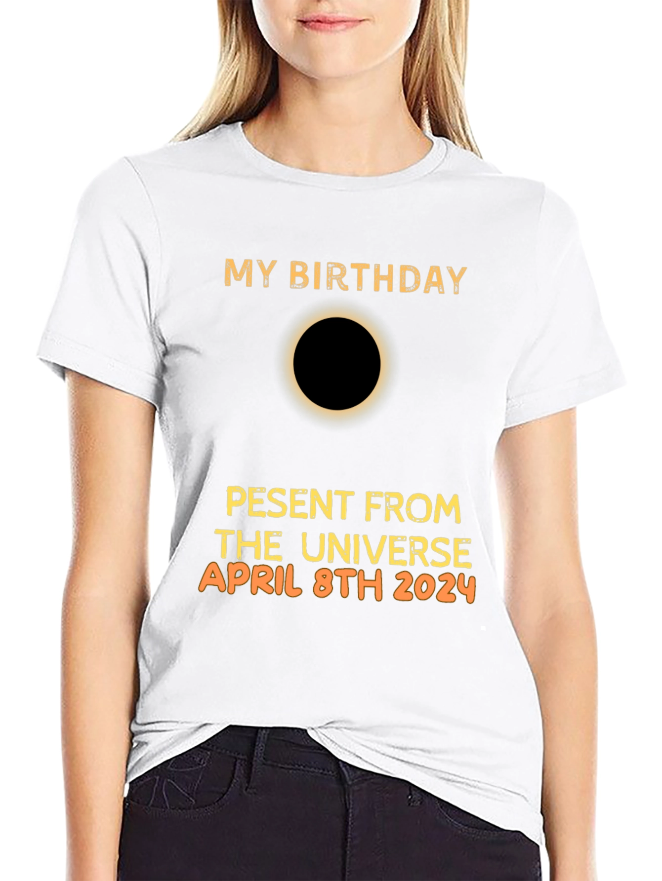 My Birthday April 8th 2024 Eclipse T-Shirt