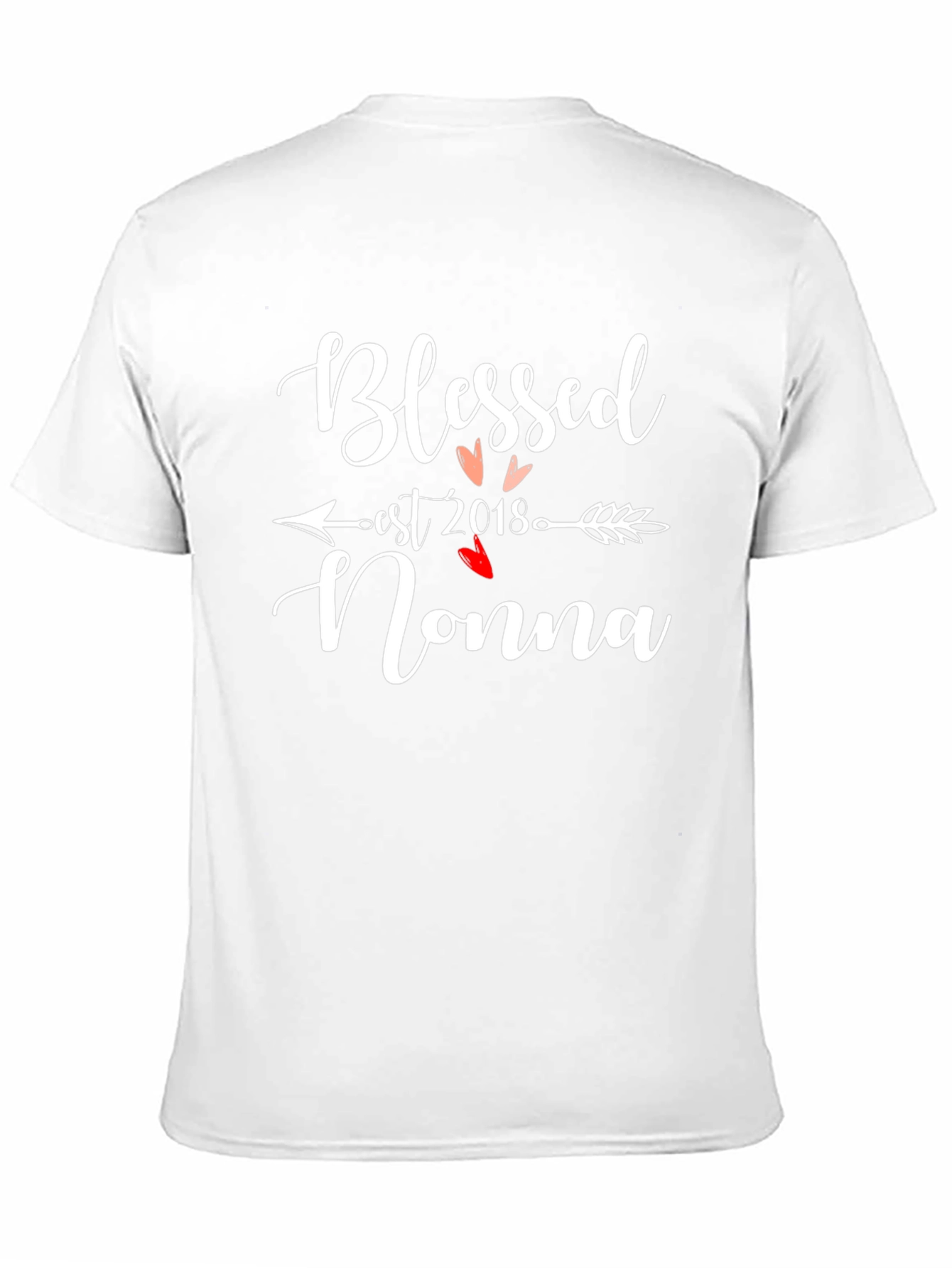 Blessed Nonna T-Shirt - Est. 2018 Graphic Tee