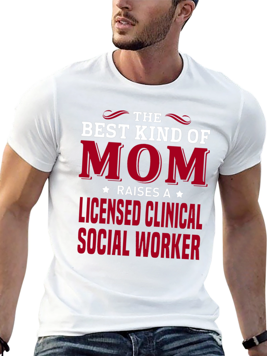 Best Kind of Mom Licensed Social Worker Tee