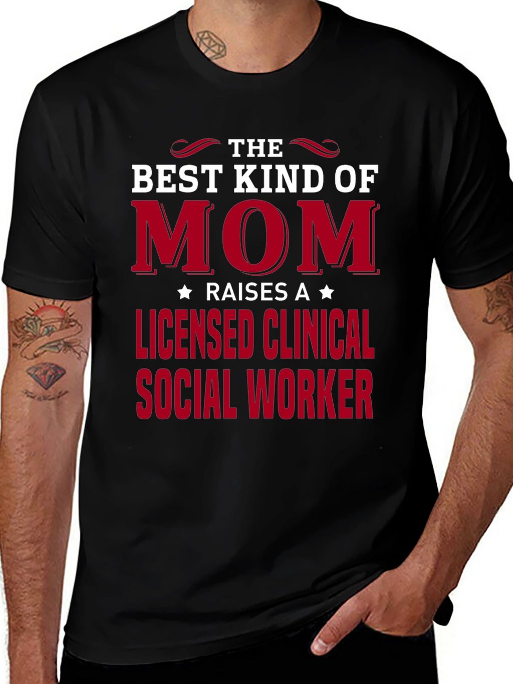 Best Kind of Mom Licensed Social Worker Tee