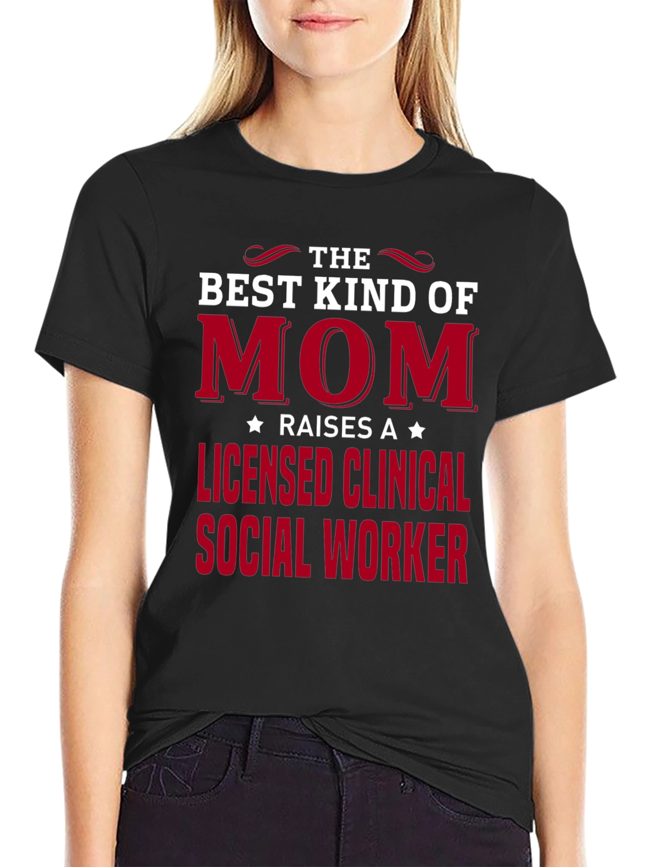Best Kind of Mom Licensed Social Worker Tee
