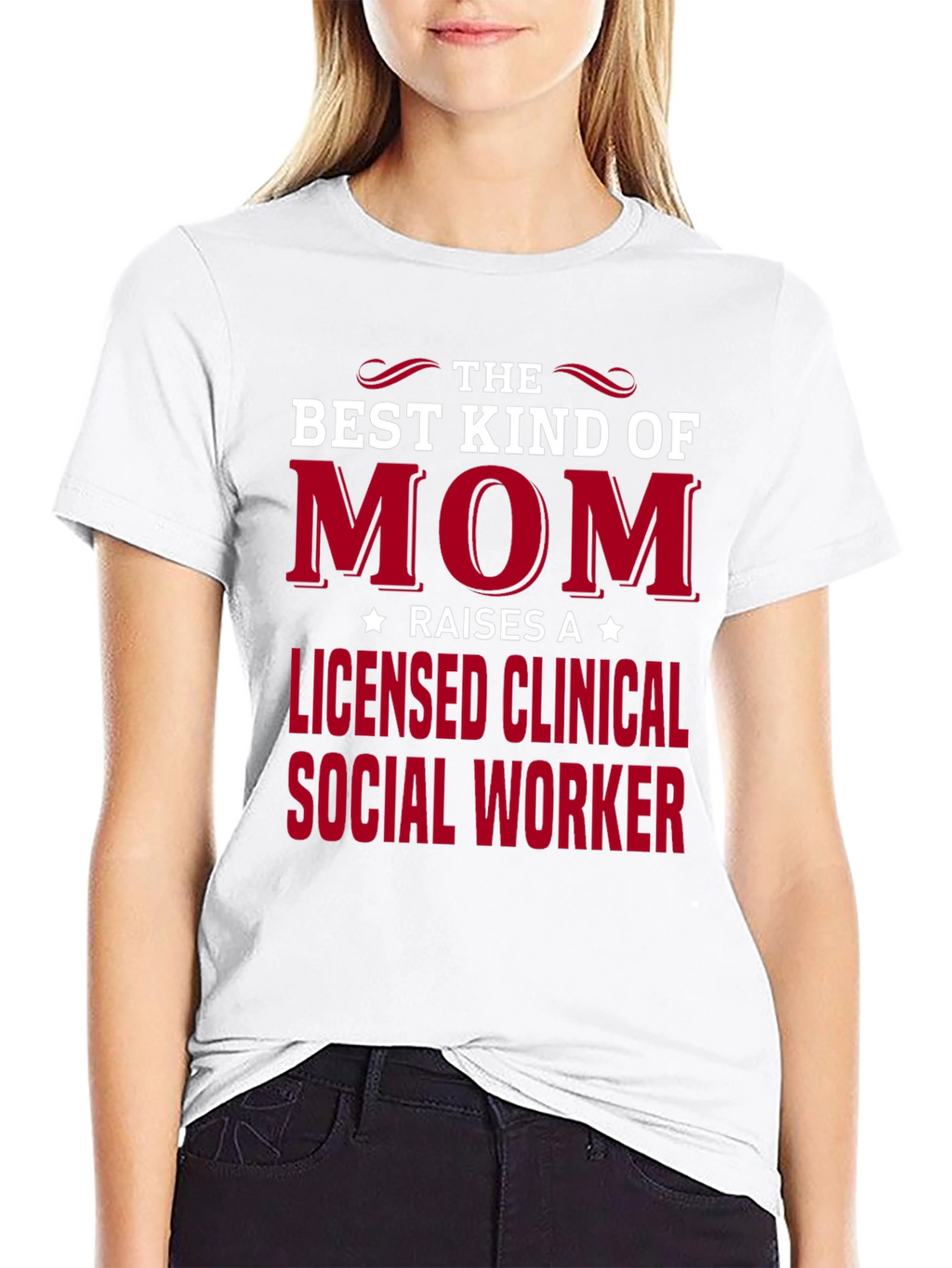 Best Kind of Mom Licensed Social Worker Tee