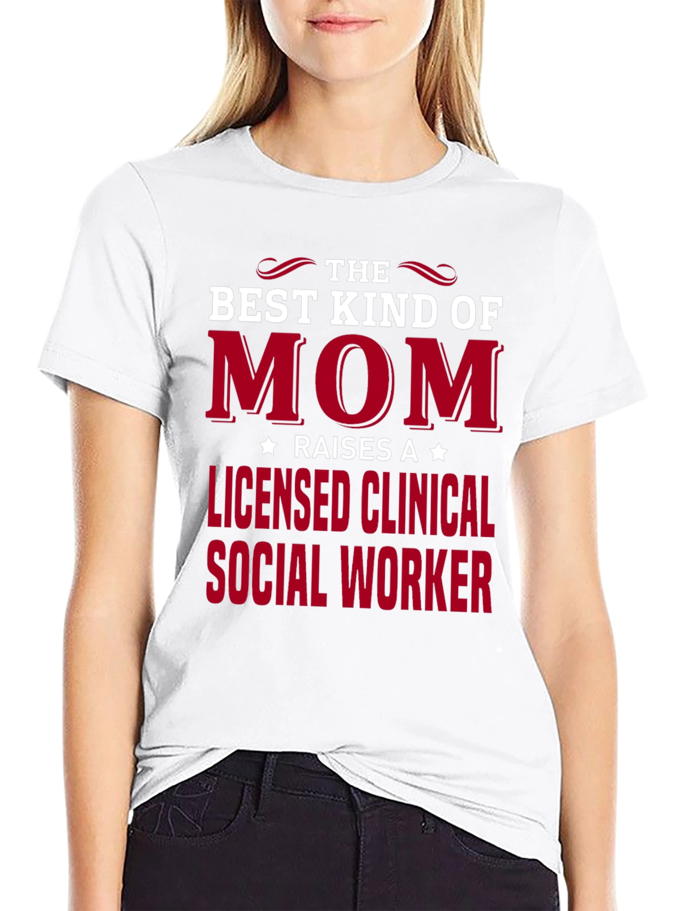 Best Kind of Mom Licensed Social Worker Tee