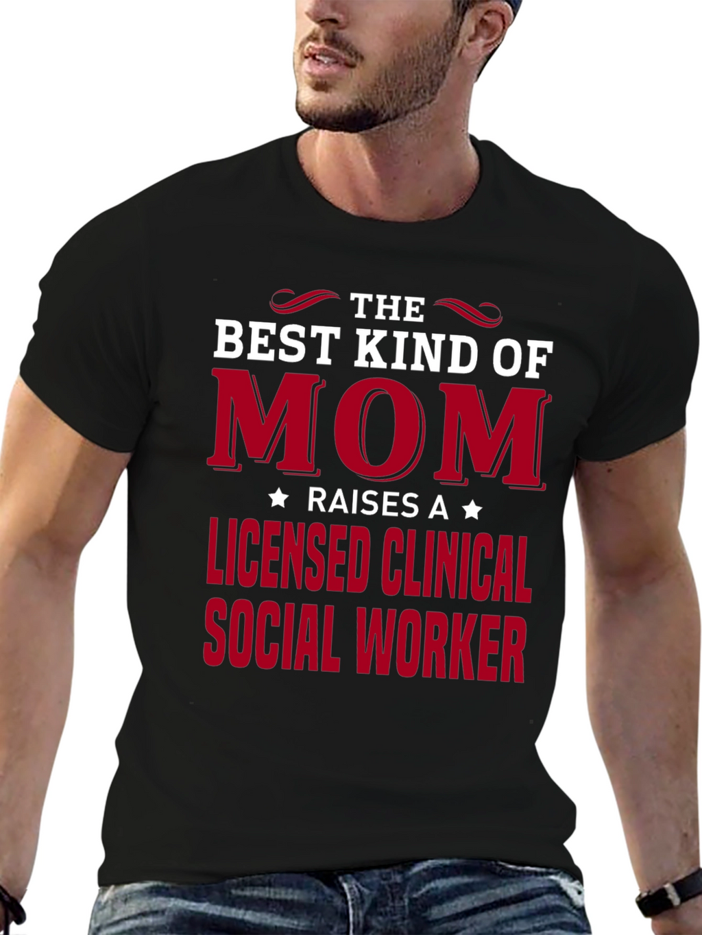Best Kind of Mom Licensed Social Worker Tee