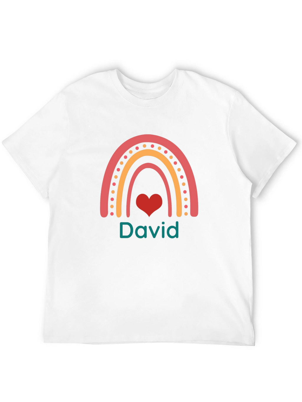 Personalized Rainbow Name T-Shirt