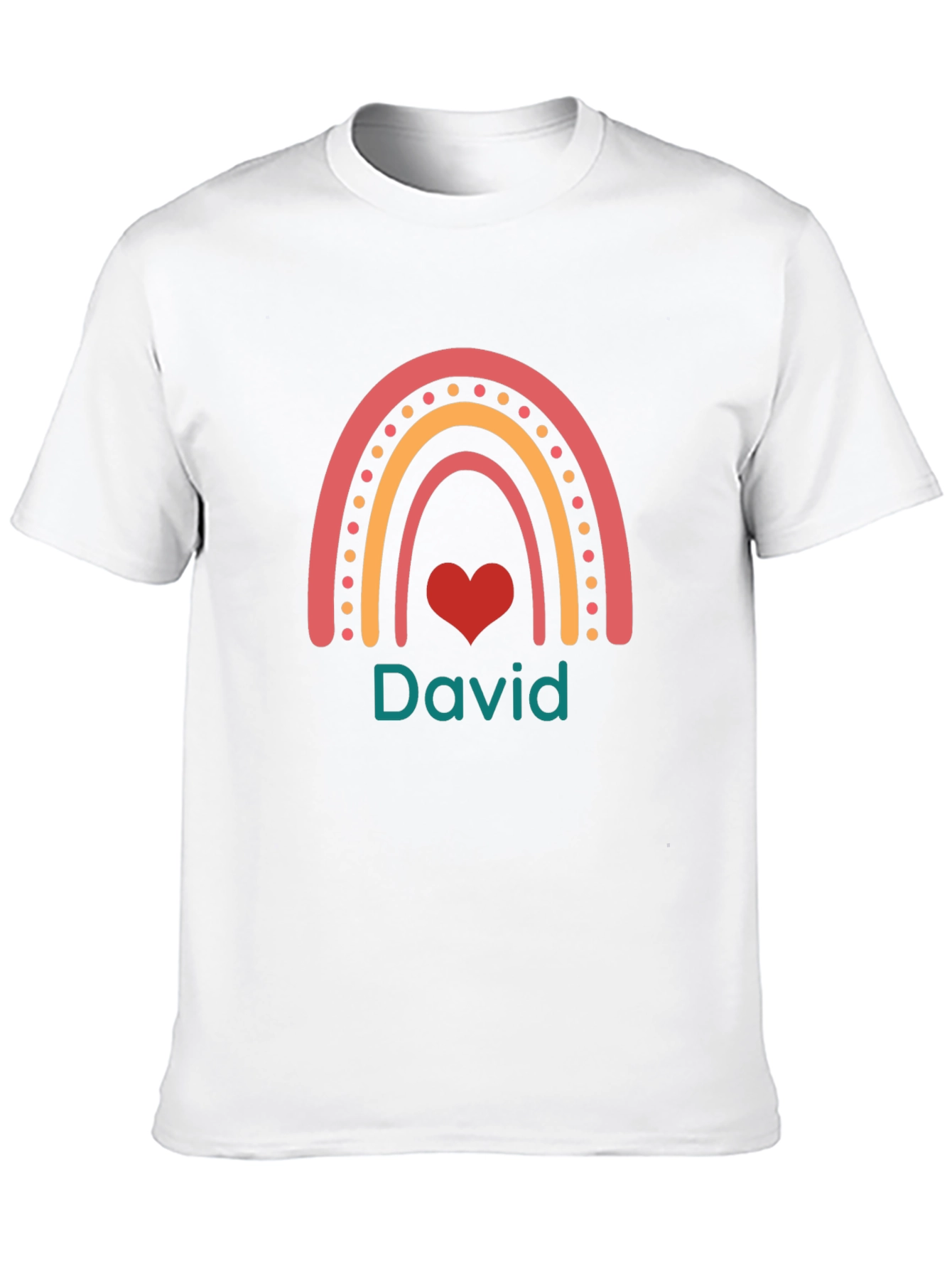 Personalized Rainbow Name T-Shirt