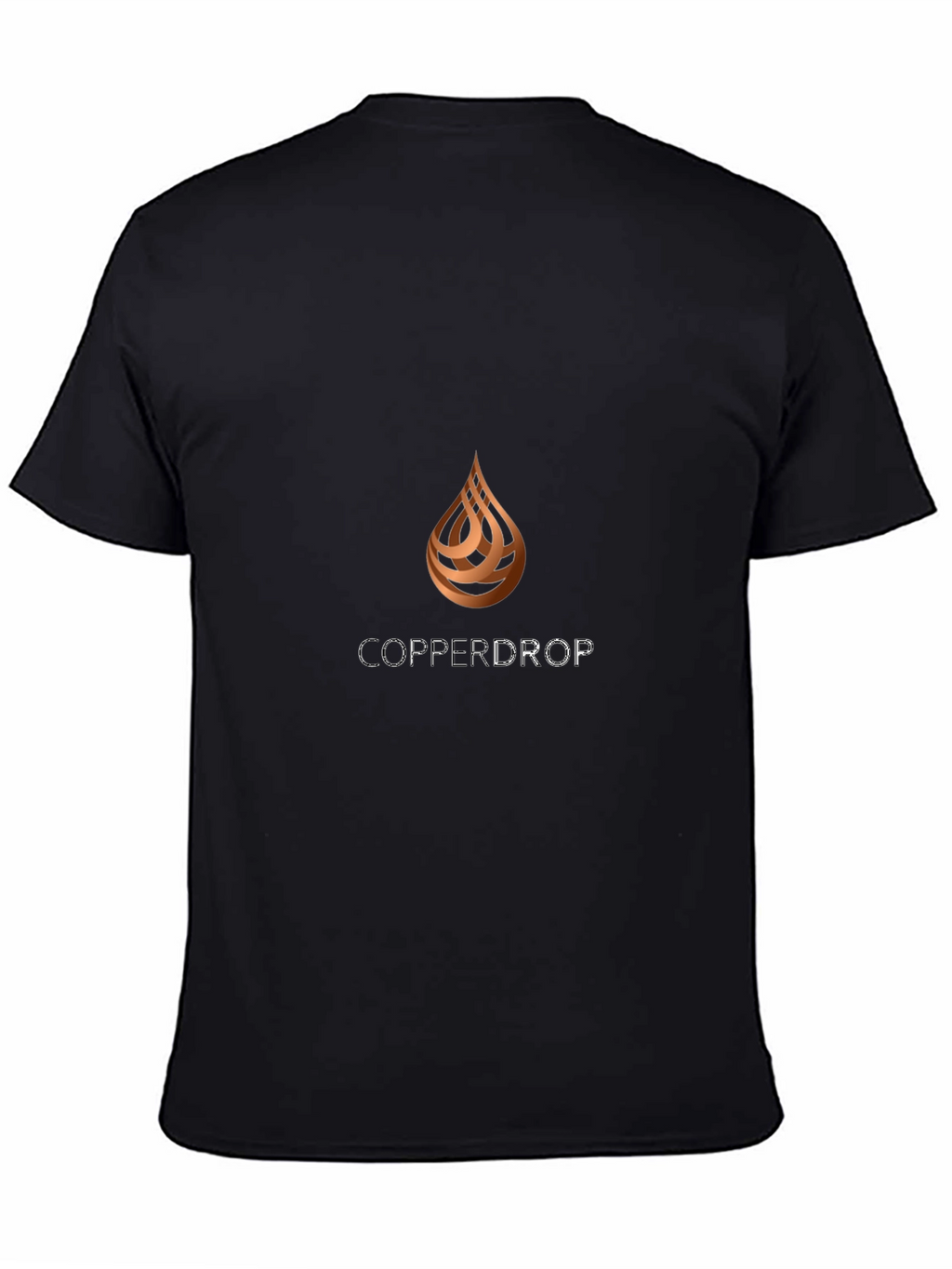 Mens Black Copperdrop Logo T-Shirt