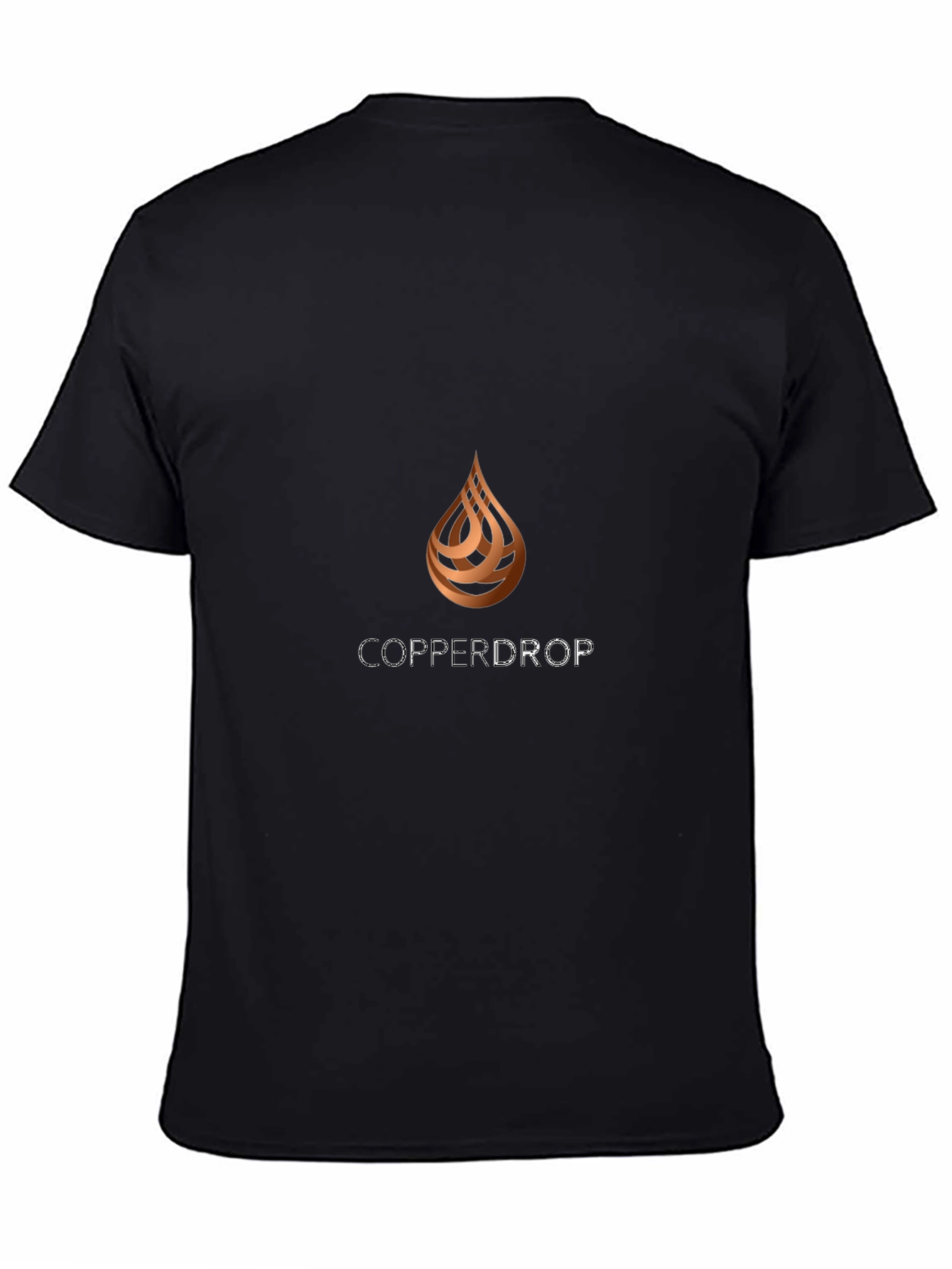 Mens Black Copperdrop Logo T-Shirt