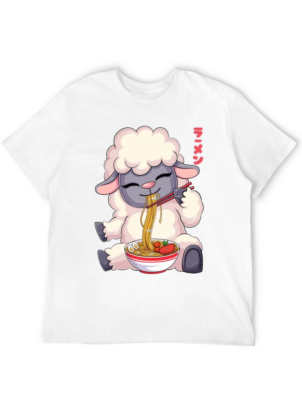 Ramen Loving Sheep T-Shirt