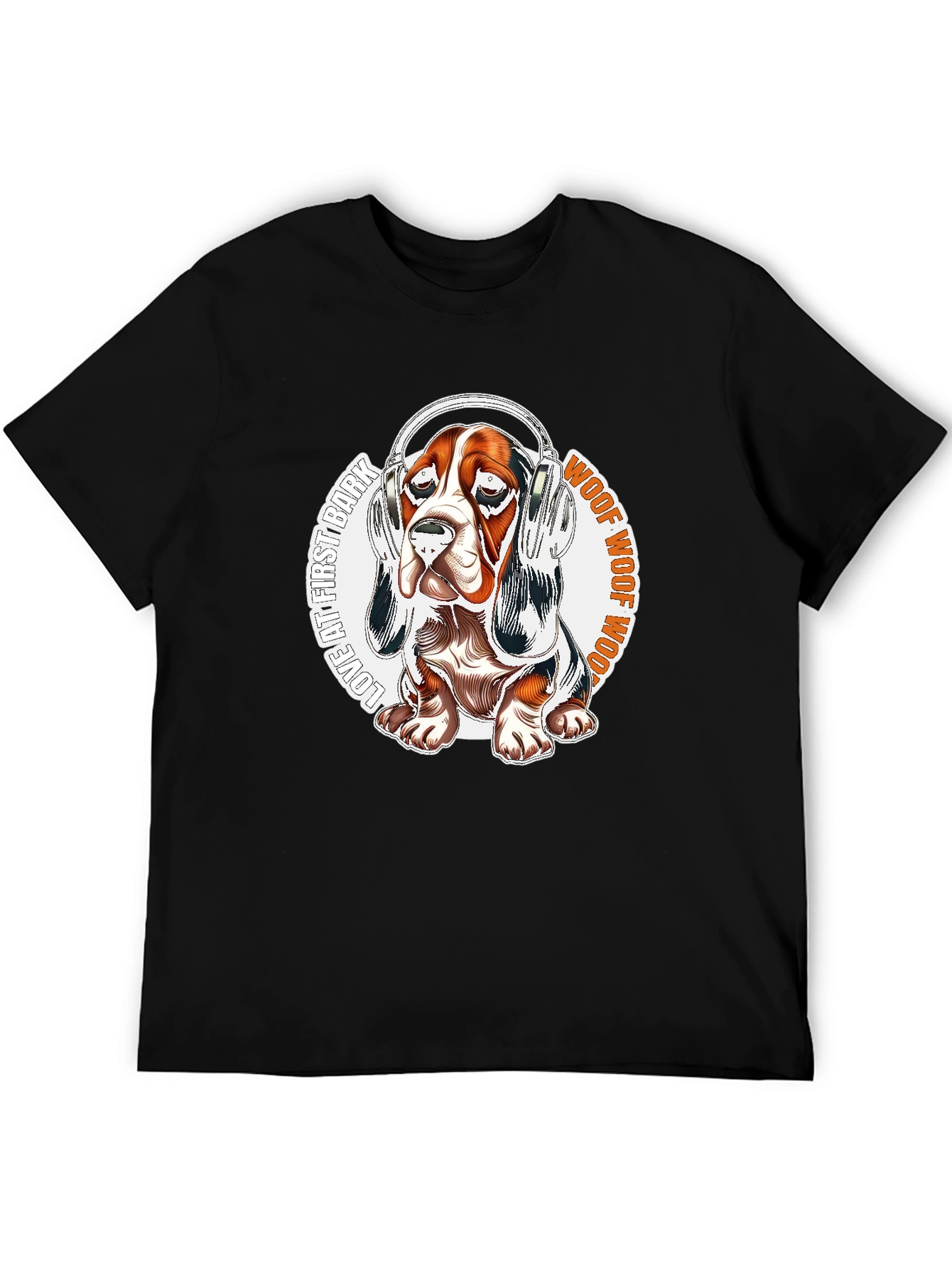Dog Headphones Graphic Tee