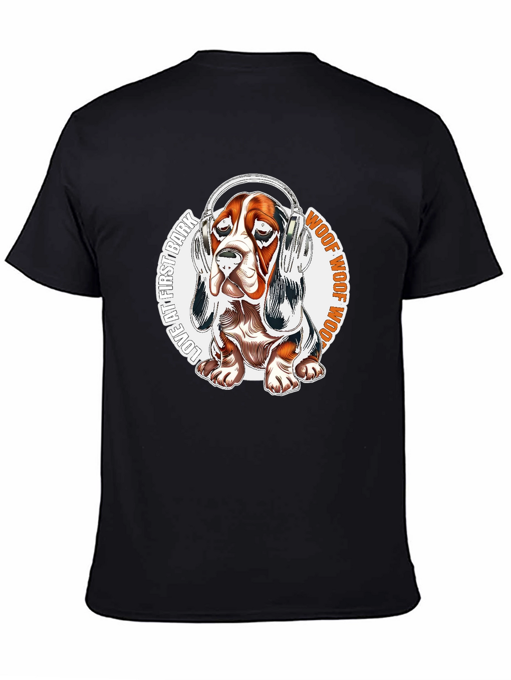 Dog Headphones Graphic Tee