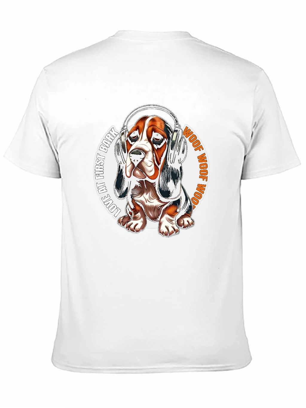 Dog Headphones Graphic Tee