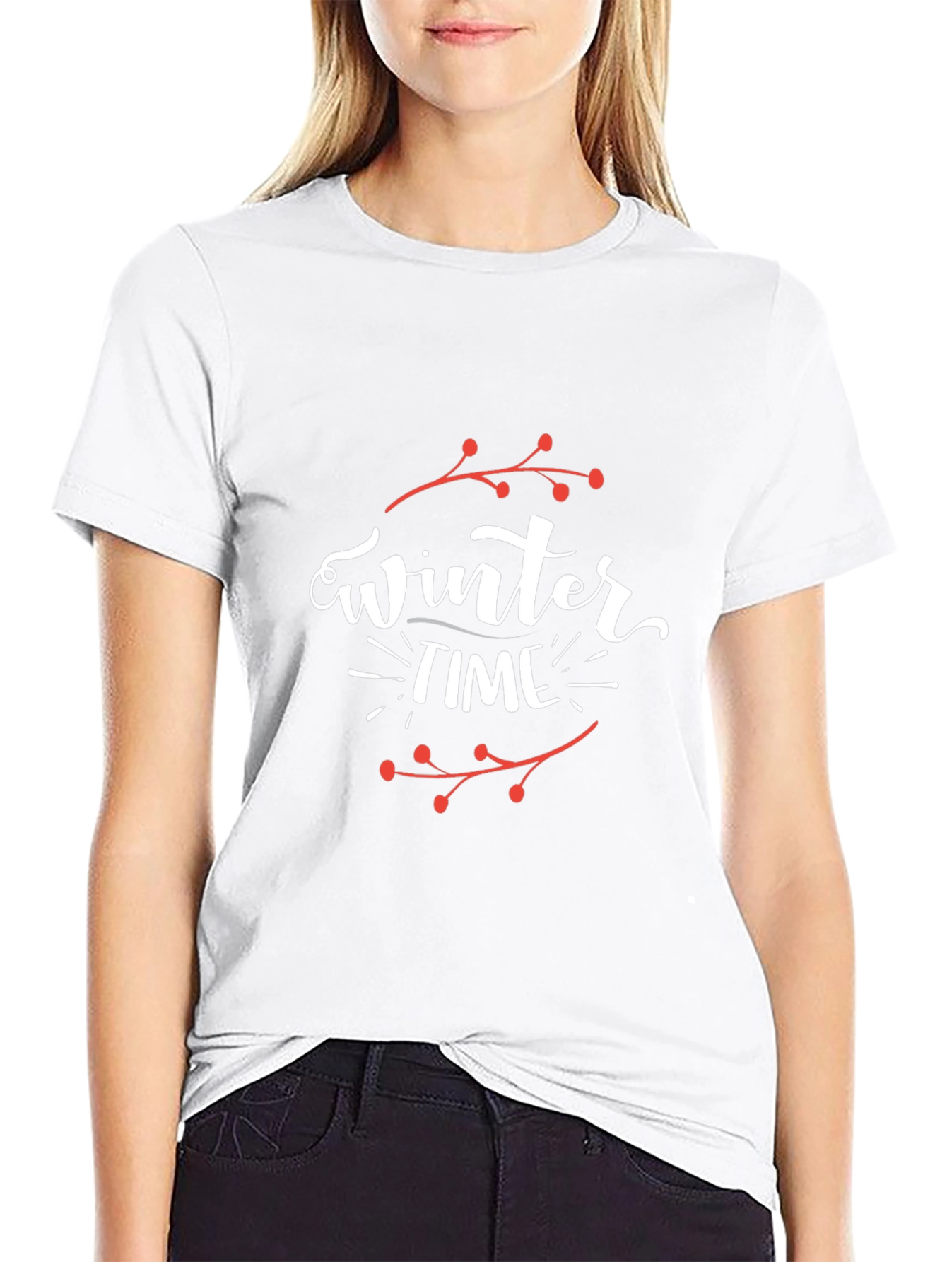 Winter Time Graphic Tee - Stylish Holiday Shirt
