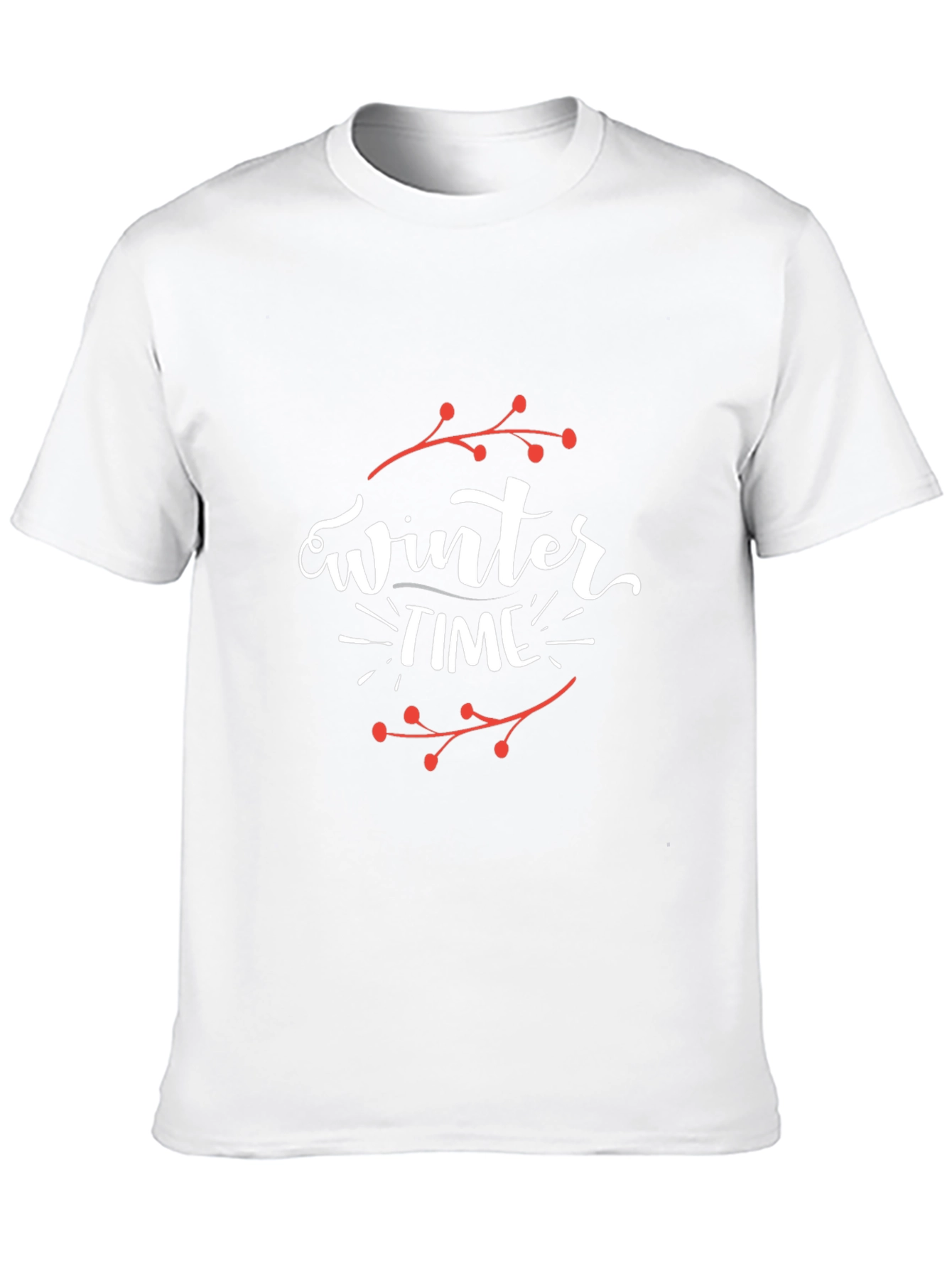 Winter Time Graphic Tee - Stylish Holiday Shirt