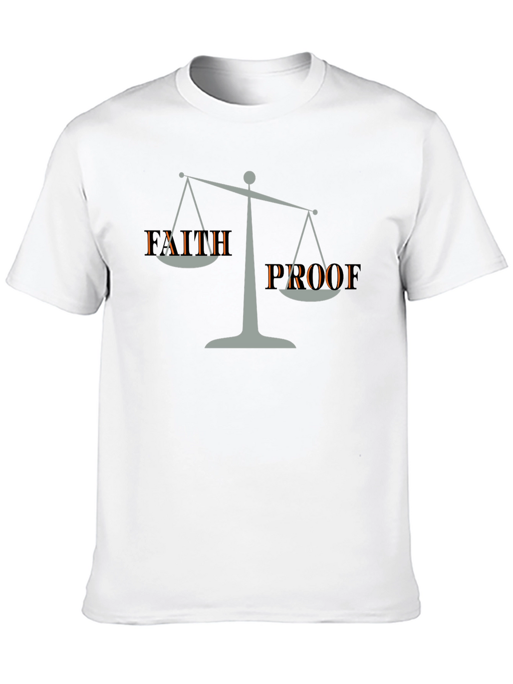 Faith Proof Graphic Tee - Mens Black T-Shirt