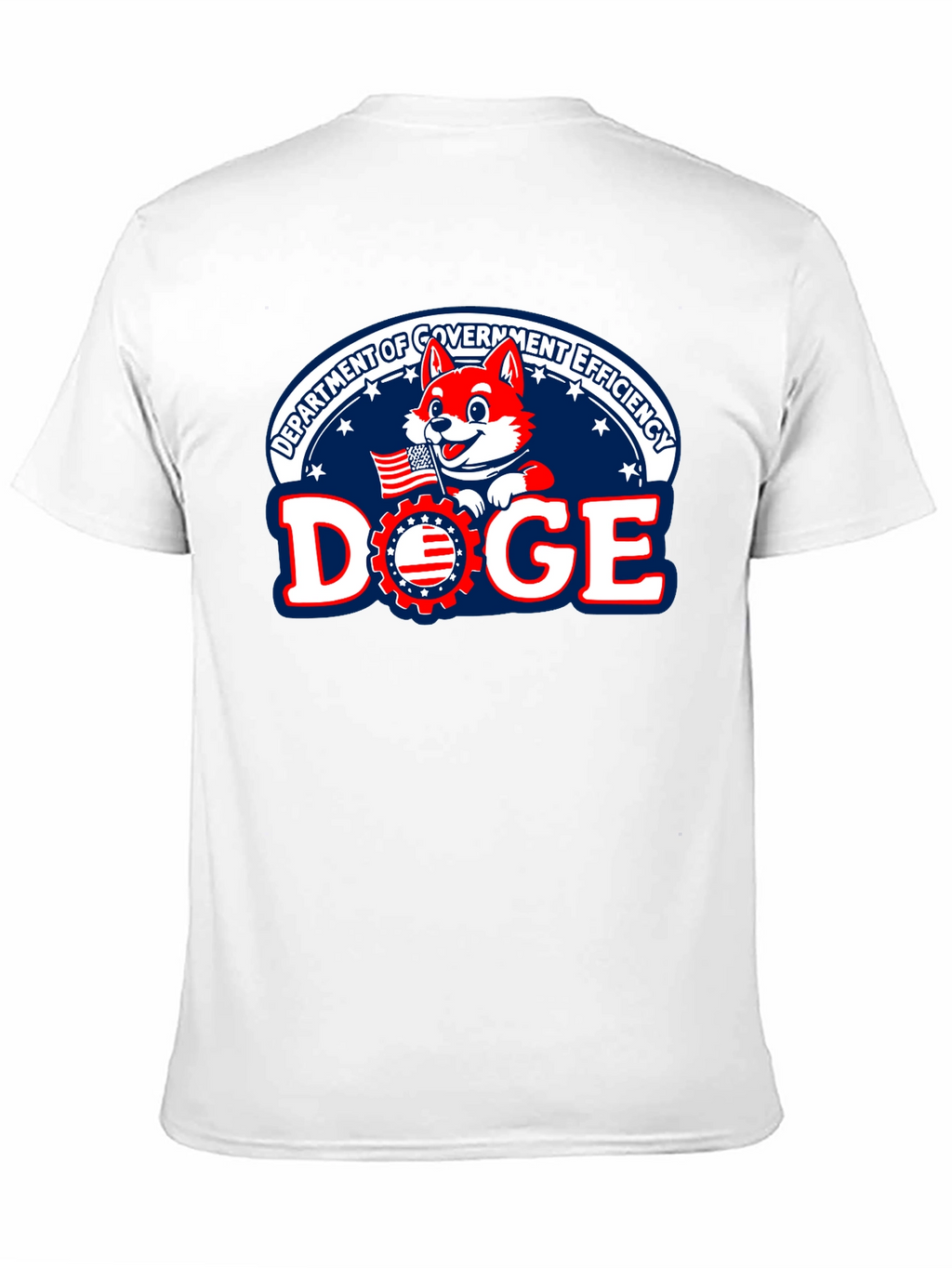 DOGE Department Government Efficiency Black T-Shirt