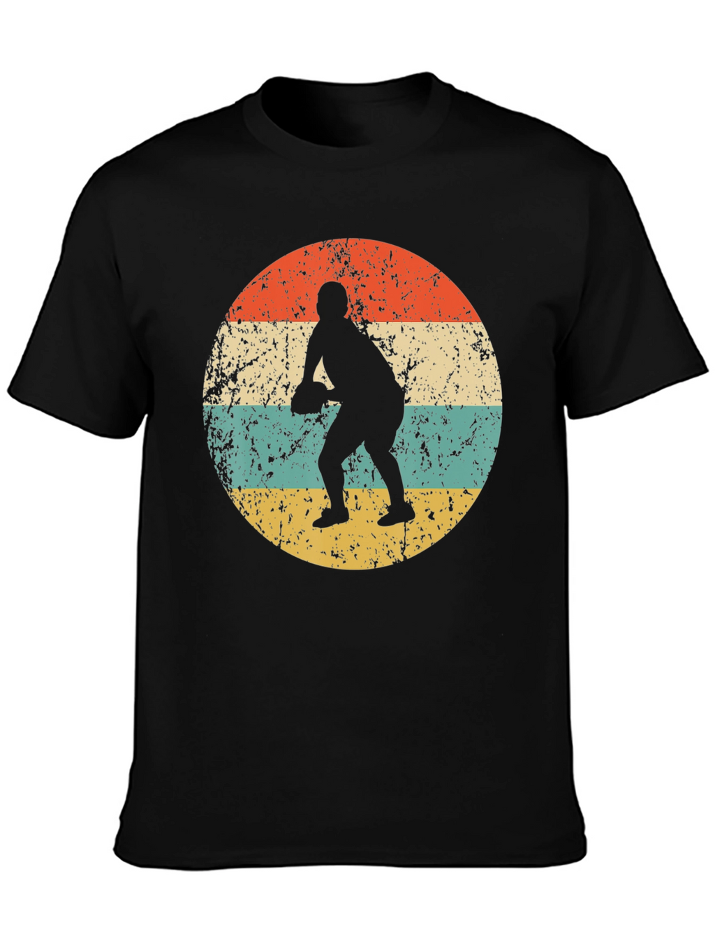 Retro Football Player Graphic Tee
