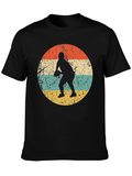 Retro Football Player Graphic Tee