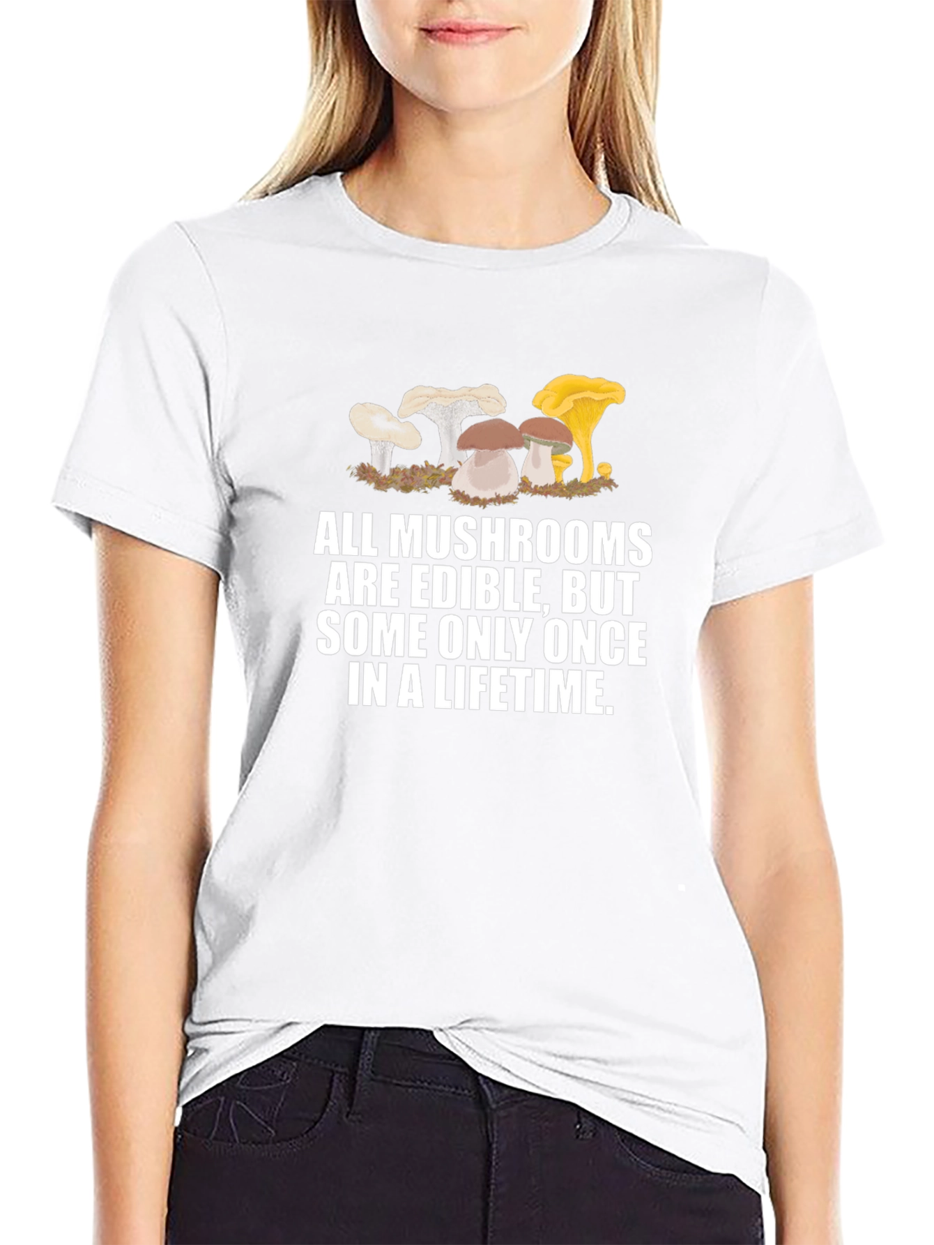 Edible Mushroom T-Shirt - Funny Graphic Tee