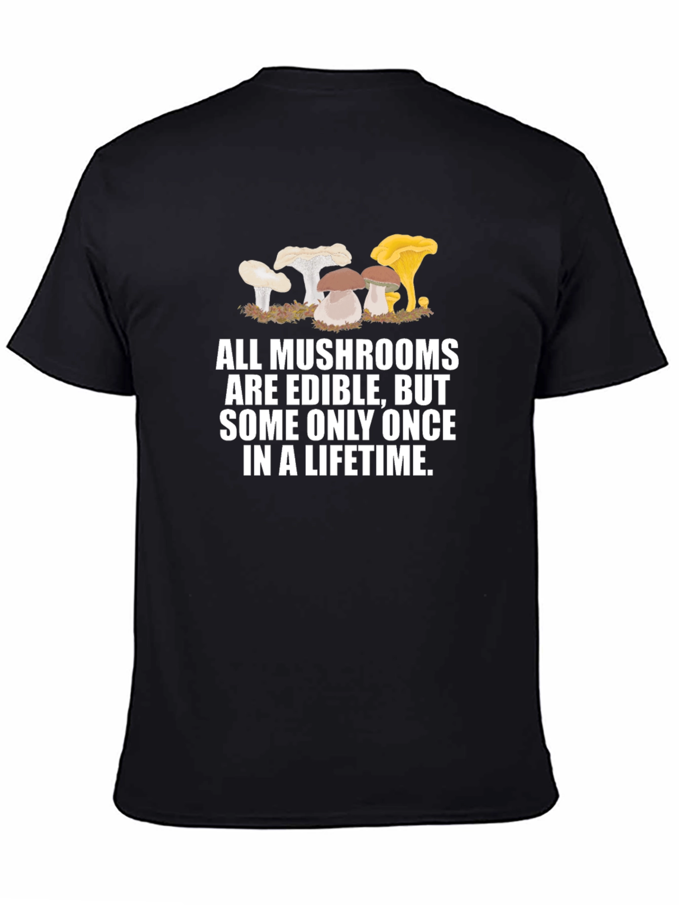 Edible Mushroom T-Shirt - Funny Graphic Tee