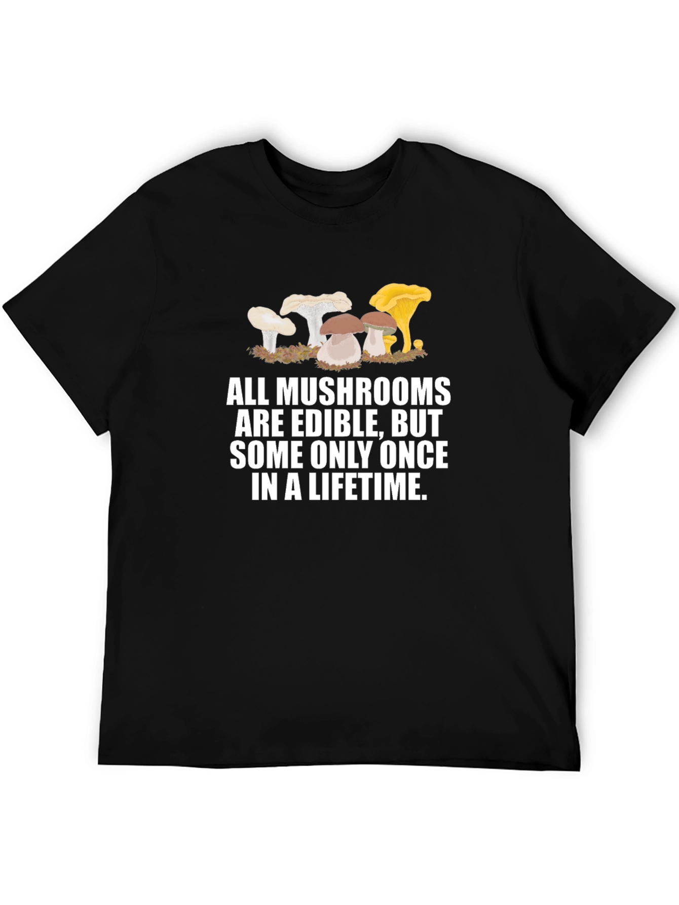 Edible Mushroom T-Shirt - Funny Graphic Tee