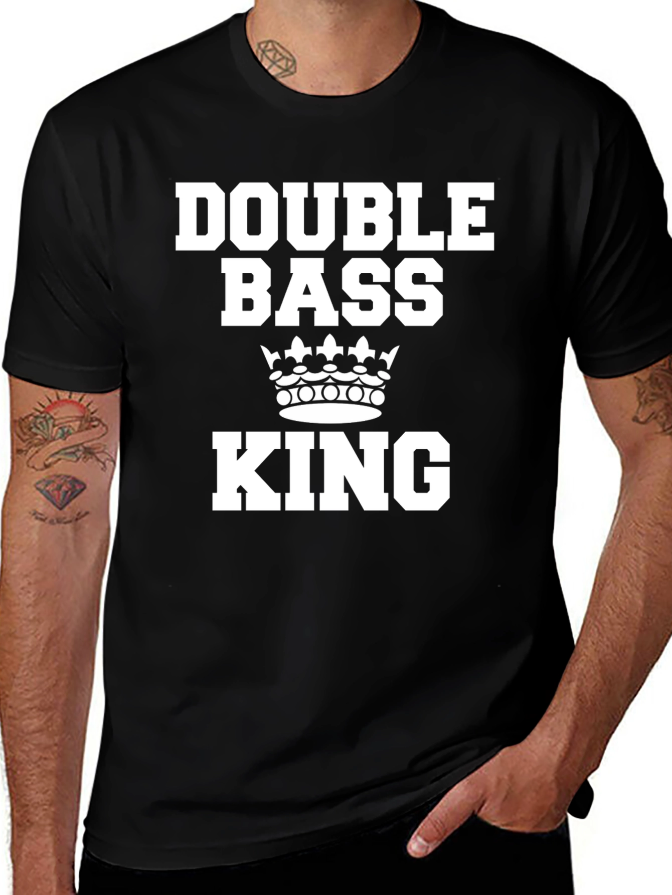 Double Bass King T-Shirt - Musician Apparel