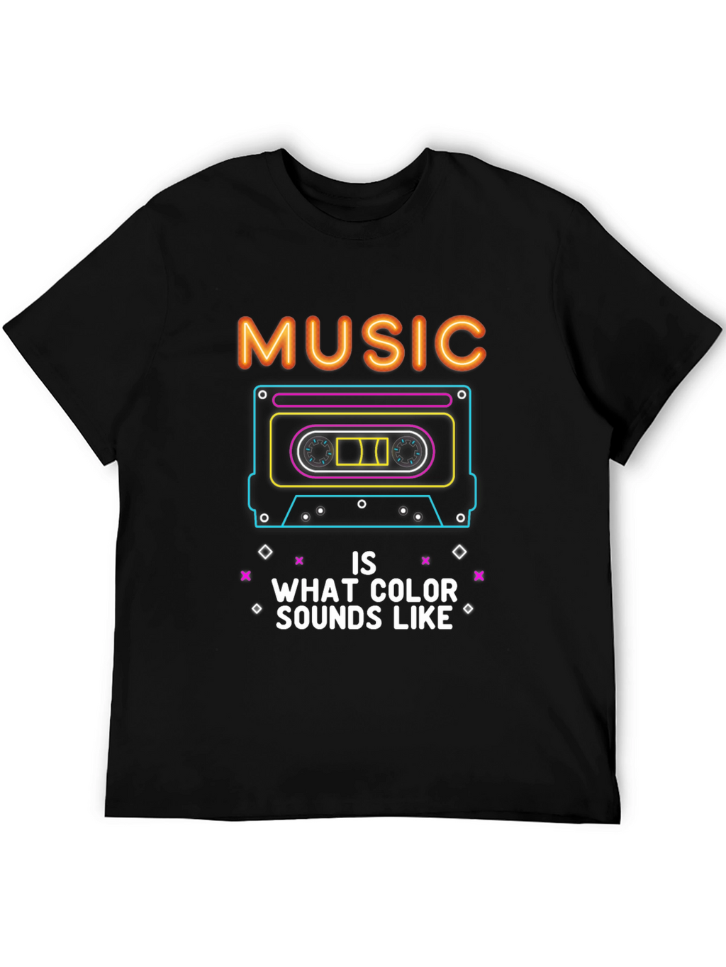 Retro Music Cassette Graphic T-Shirt