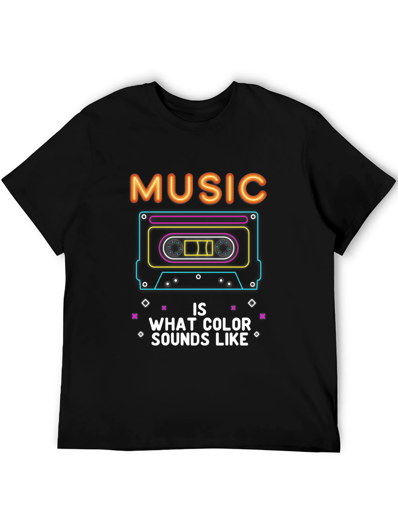 Retro Music Cassette Graphic T-Shirt