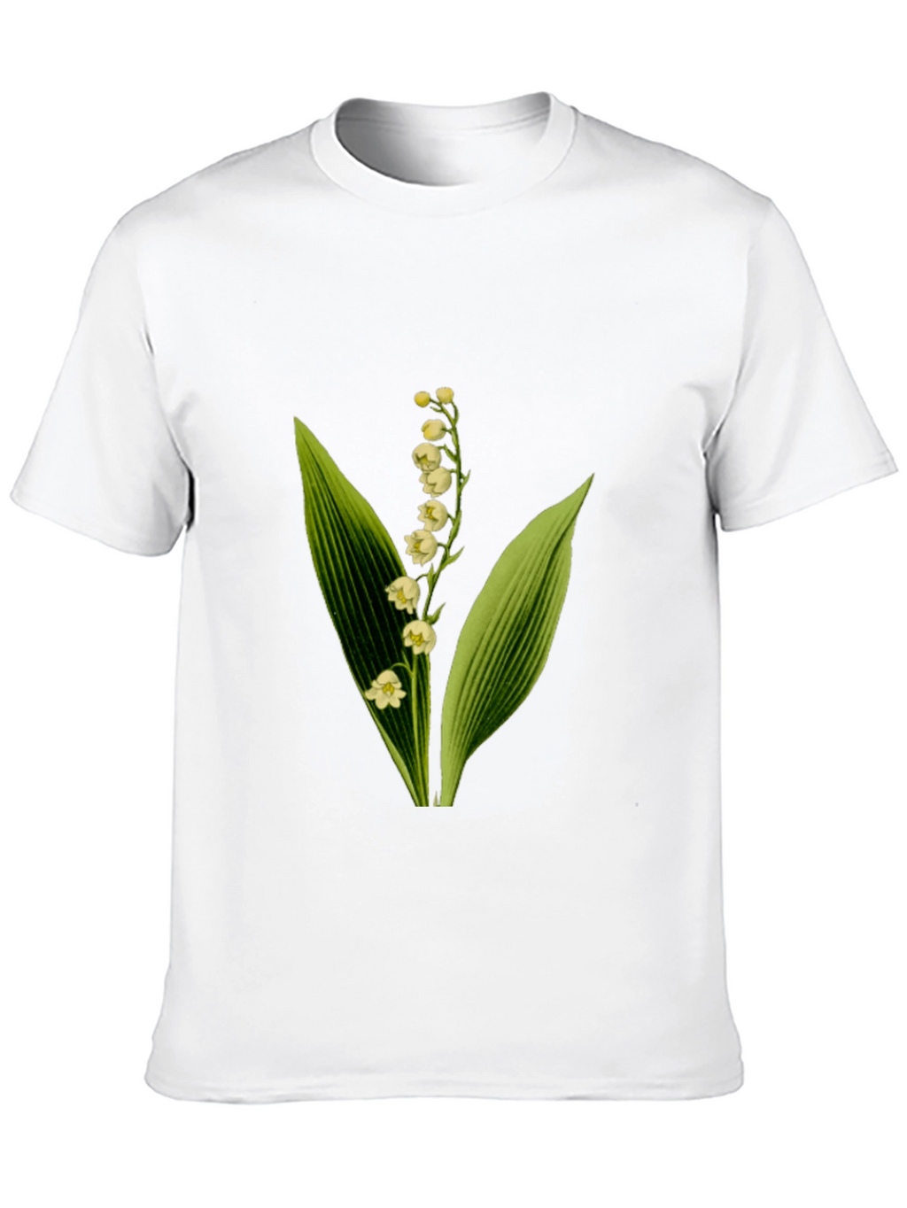 Lily of the Valley Graphic Tee - Botanical Design