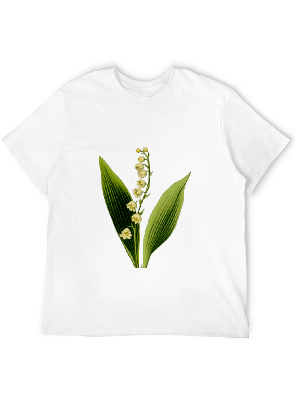 Lily of the Valley Graphic Tee - Botanical Design