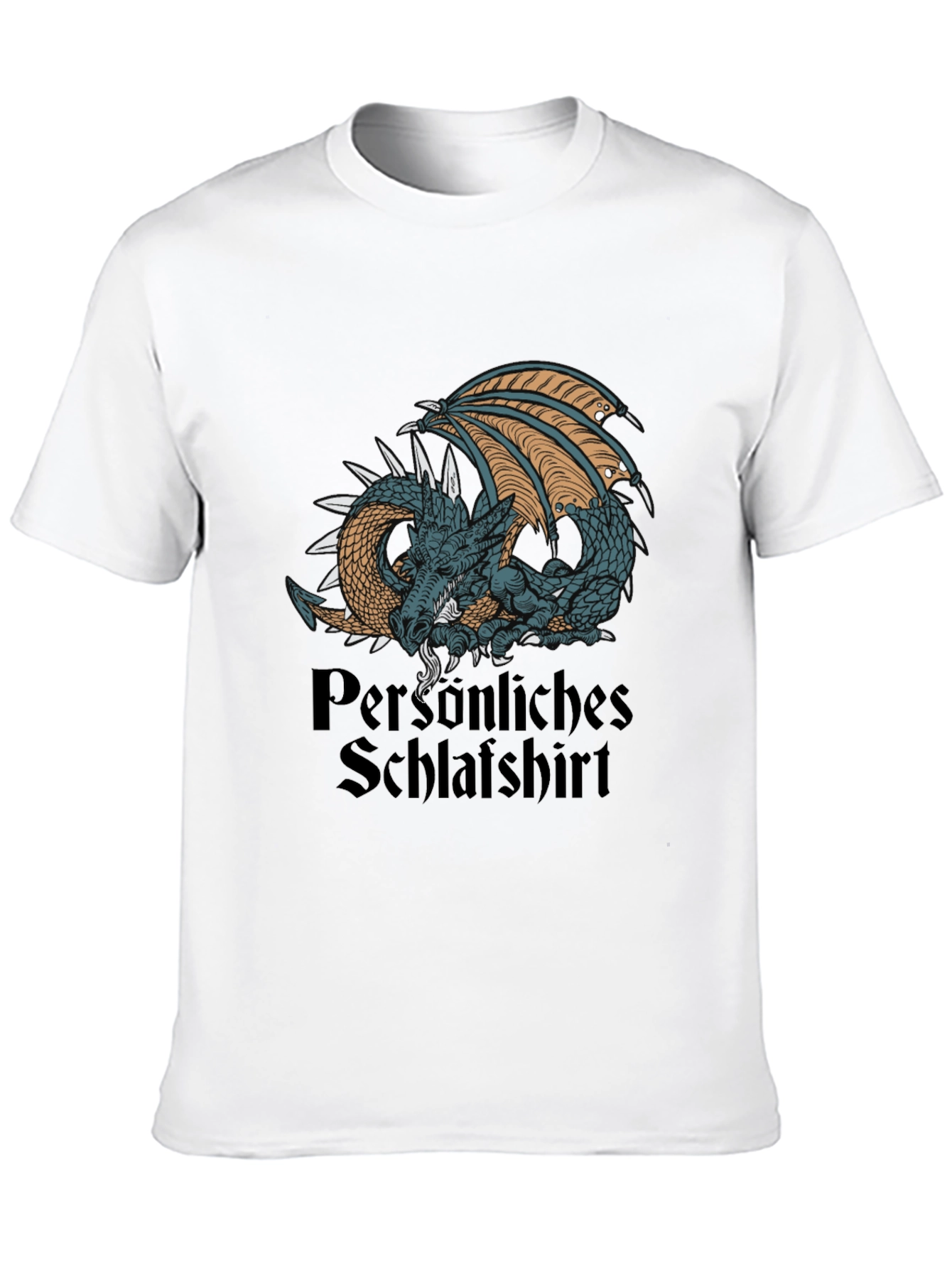 Dragon Schlafshirt Black T-Shirt