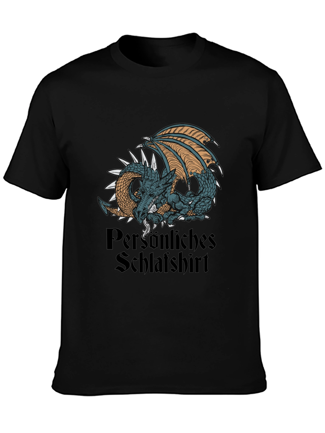Dragon Schlafshirt Black T-Shirt