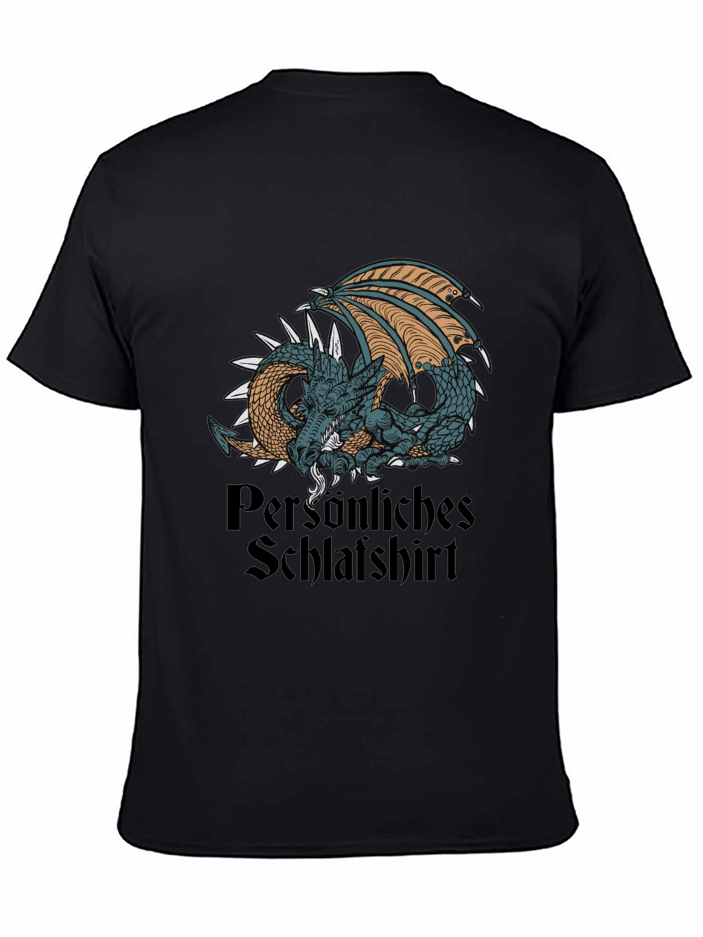 Dragon Schlafshirt Black T-Shirt