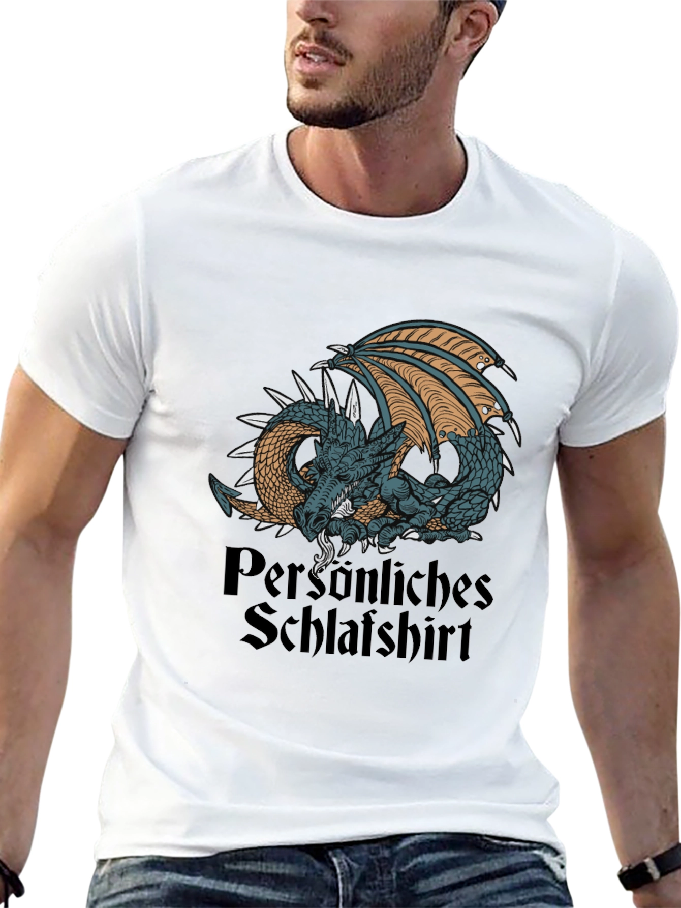 Dragon Schlafshirt Black T-Shirt