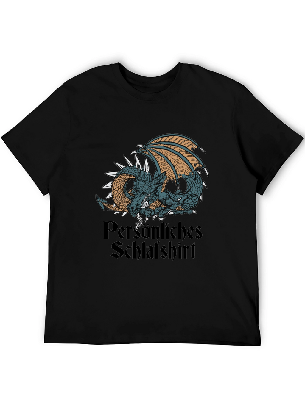 Dragon Schlafshirt Black T-Shirt