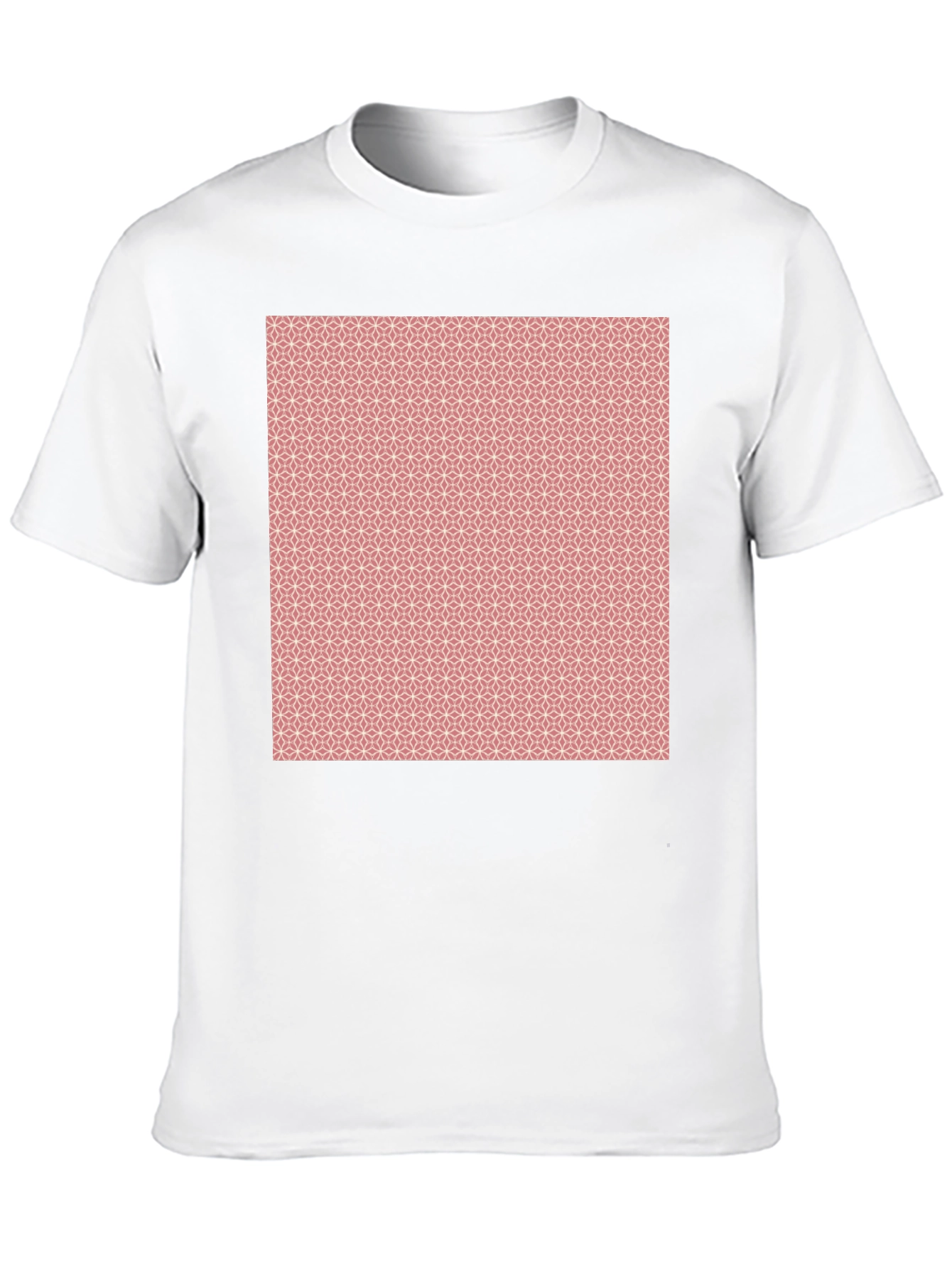 Geometric Print Black T-Shirt