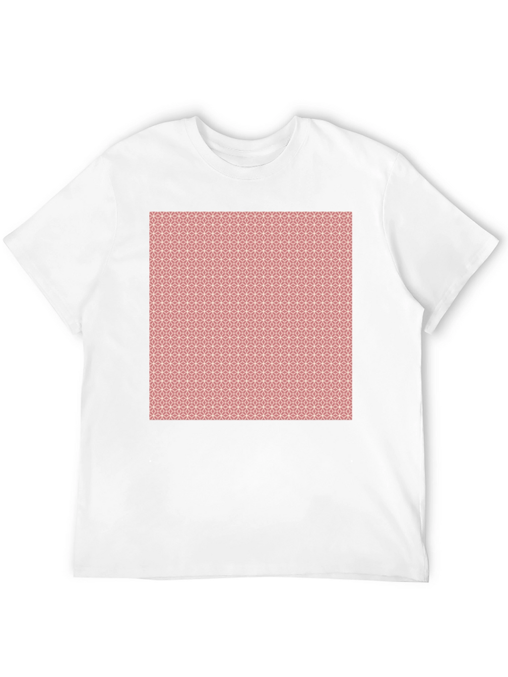Geometric Print Black T-Shirt