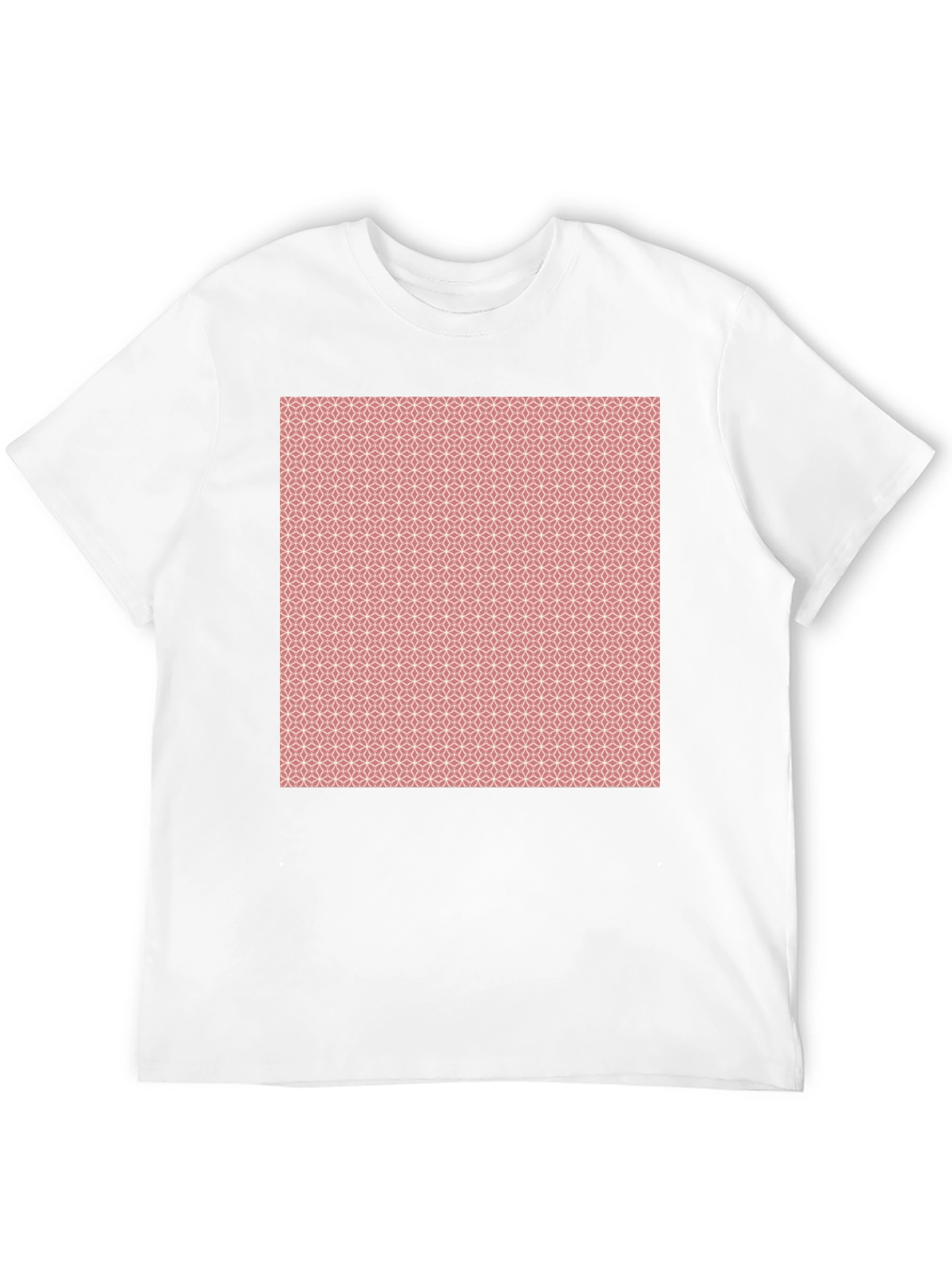 Geometric Print Black T-Shirt