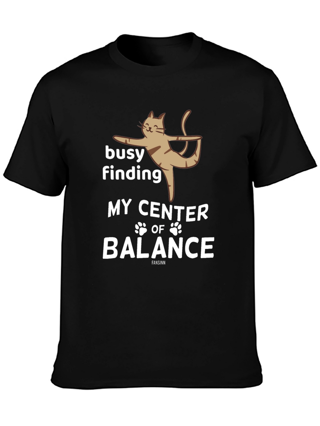 Yoga Cat T-Shirt - Find Your Center
