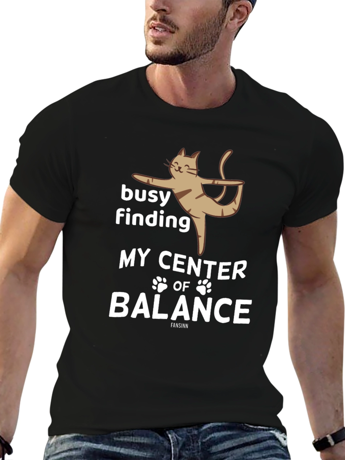 Yoga Cat T-Shirt - Find Your Center
